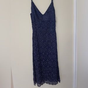 Blue cocktail dress, brand new with tags